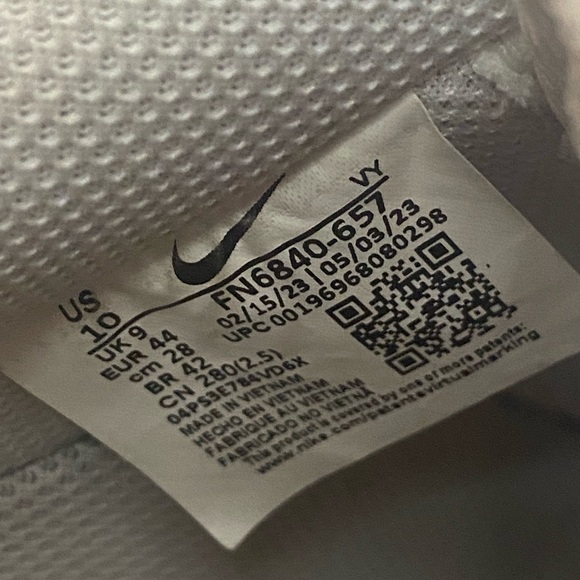 Nike Air Force 1 '07 LV8 Shoes University Red White Blue FN6840-657 Men's 10 - Picture 7 of 8